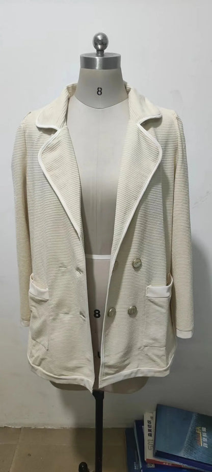 Double Breasted Blazer Coat