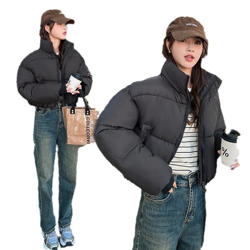Snow Petal Short Padded Winter Jacket