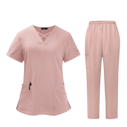 Medical Scrub Uniform Set for Women