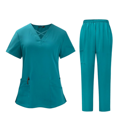 Medical Scrub Uniform Set for Women