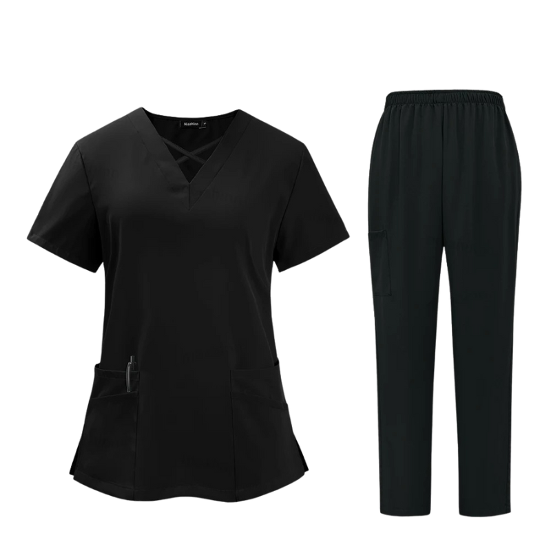 Medical Scrub Uniform Set for Women