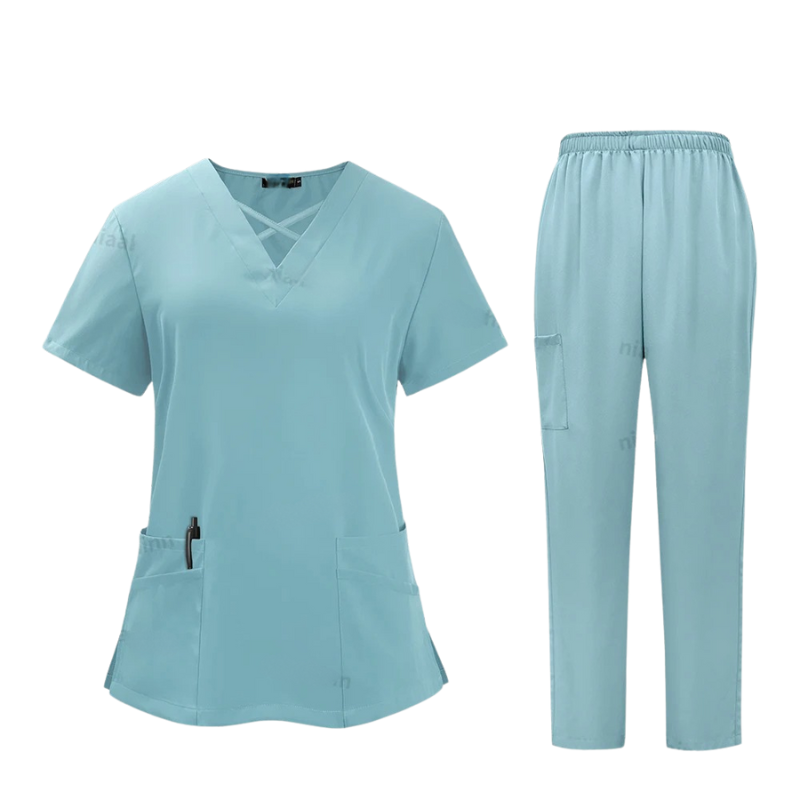 Medical Scrub Uniform Set for Women