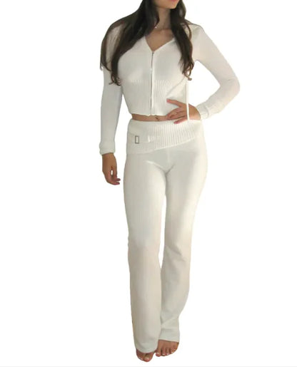 Zara Zip-Up Hoodie & Pants Set