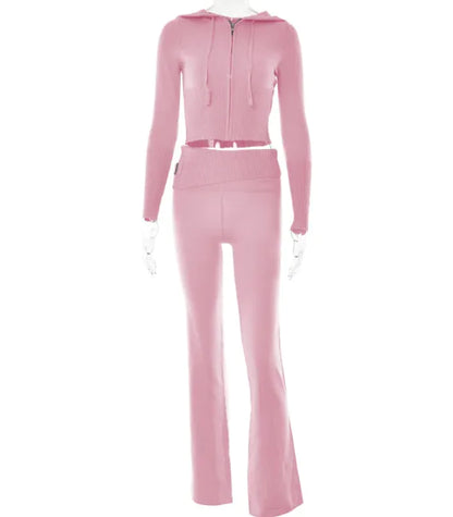 Zara Zip-Up Hoodie & Pants Set
