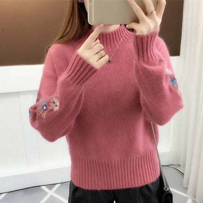 Half High Neck Long Sleeve