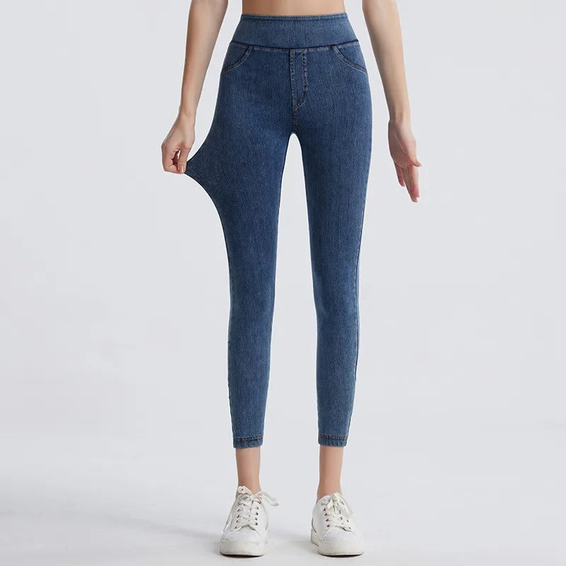 Denim Sport Leggings Women