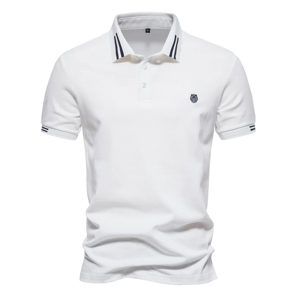 Cotton Solid Men's Polo