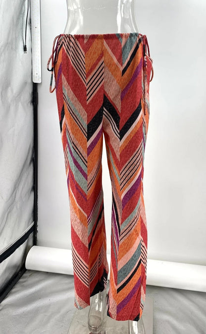 Boho Chic Geometric Two-Piece Set