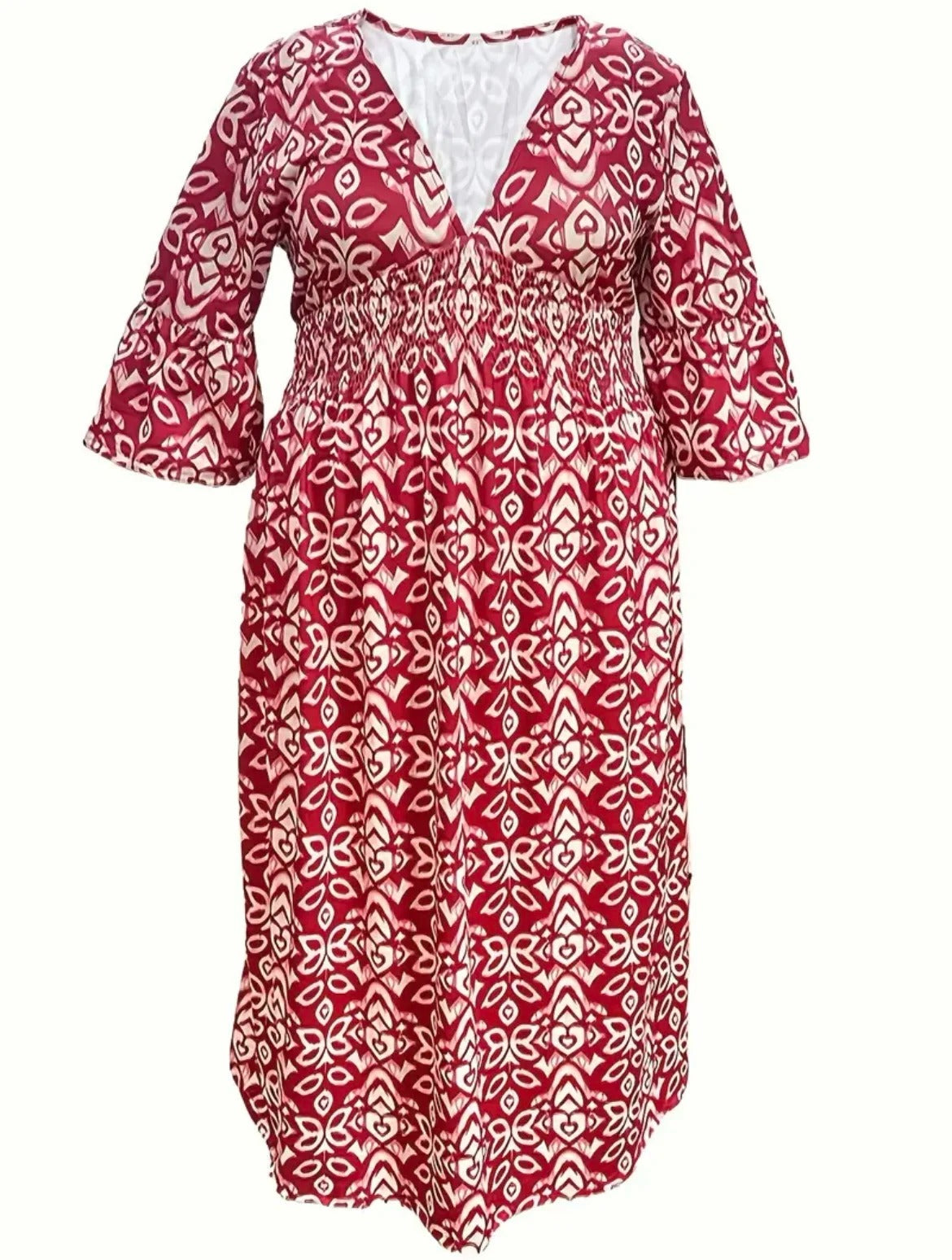 Effortless Boho Chic Floral Wrap Dress