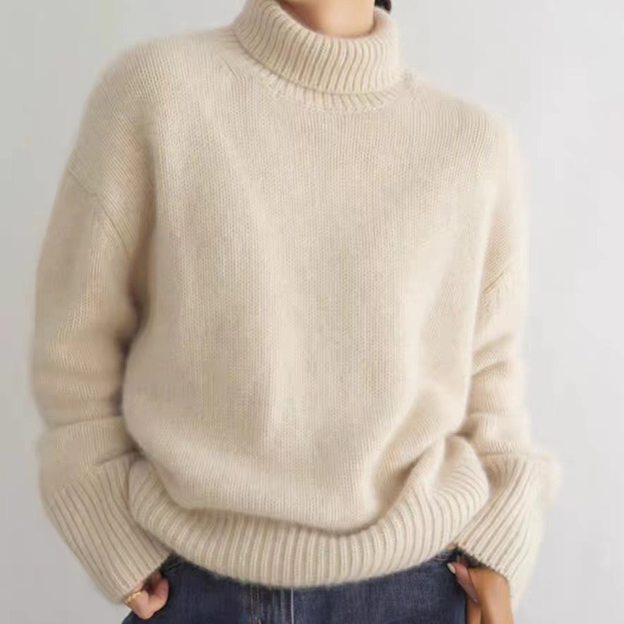 Women's Minimalist Knitted Bottoming Sweater