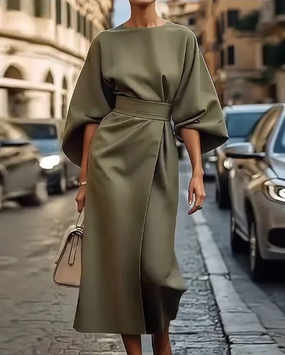 Spring Grace Batwing Maxi Dress