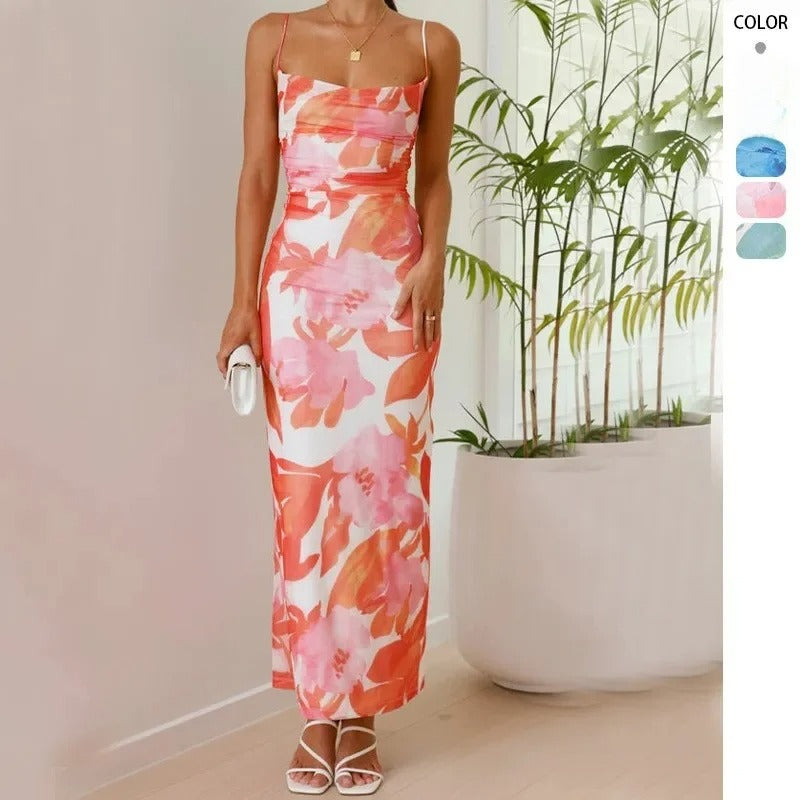 Halter Neck Bodycon Maxi