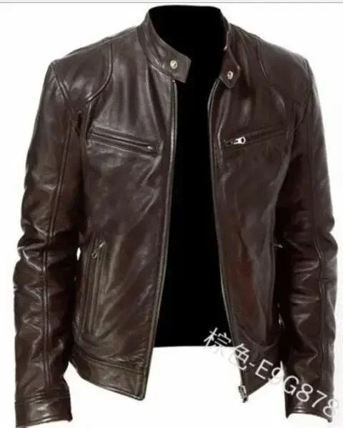 Men's Slim Leather Jacket
