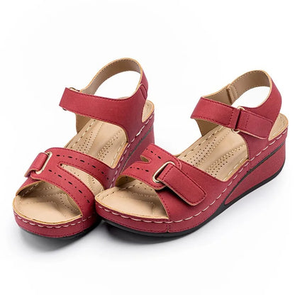 Soft Stride Wedge Sandals