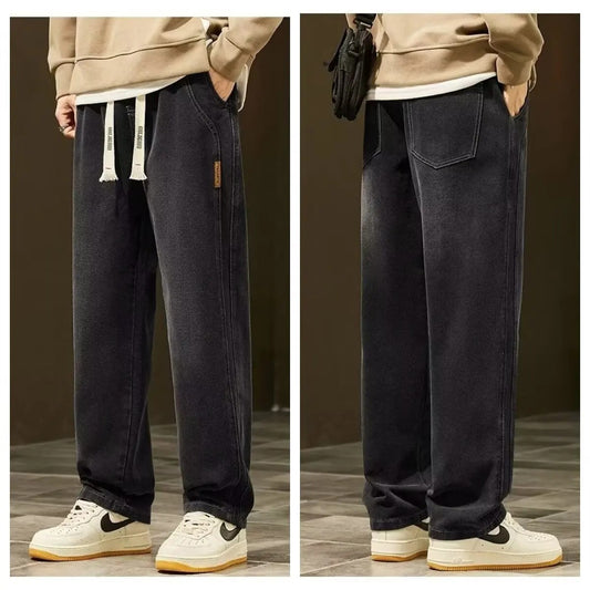 Letter Print Jeans
