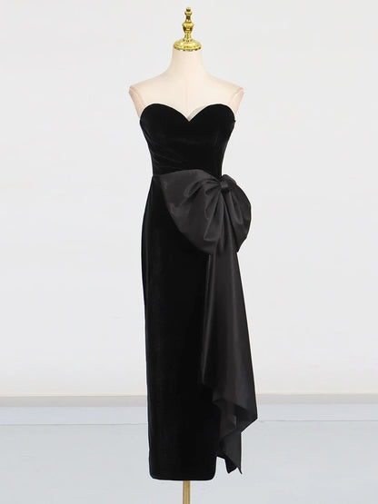 Elegant Spliced Evening Dress