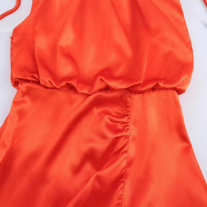 Silk Pleated Dress