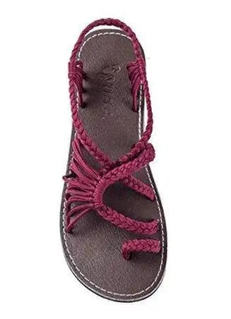 Comfortable Flat Strap Sandals for Women