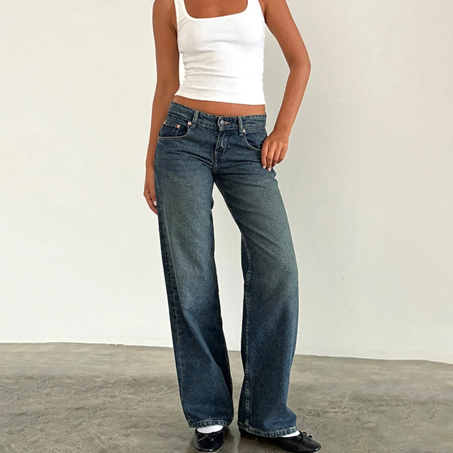 Casual Vibe Wide Leg Denim