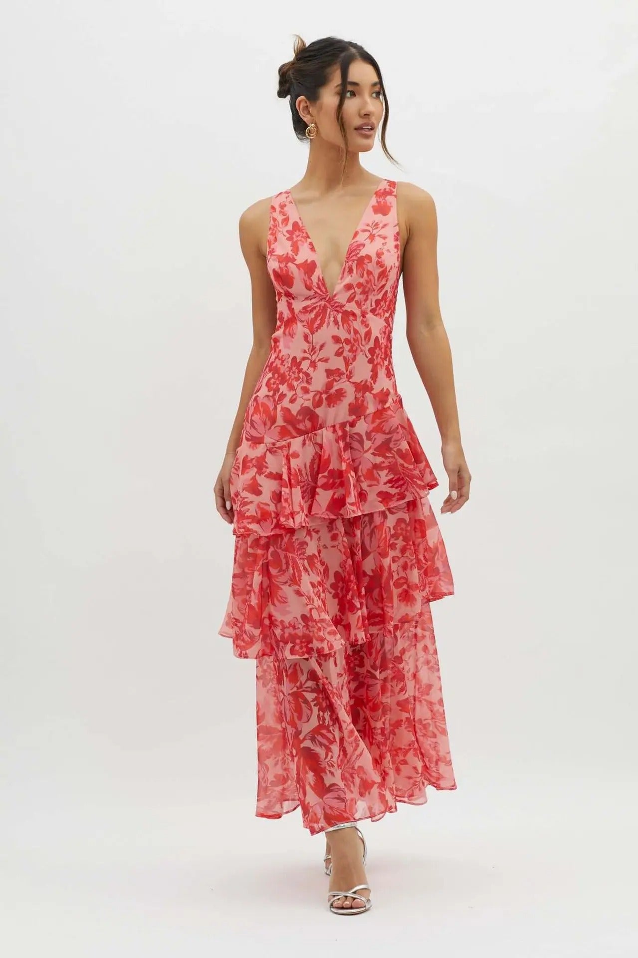 Breezy Halter Neck Ruffle Beach Dress