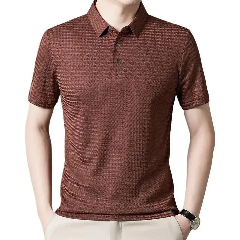 Cool Breeze Men's Ice Silk Polo