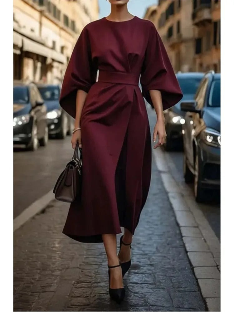 Spring Grace Batwing Maxi Dress