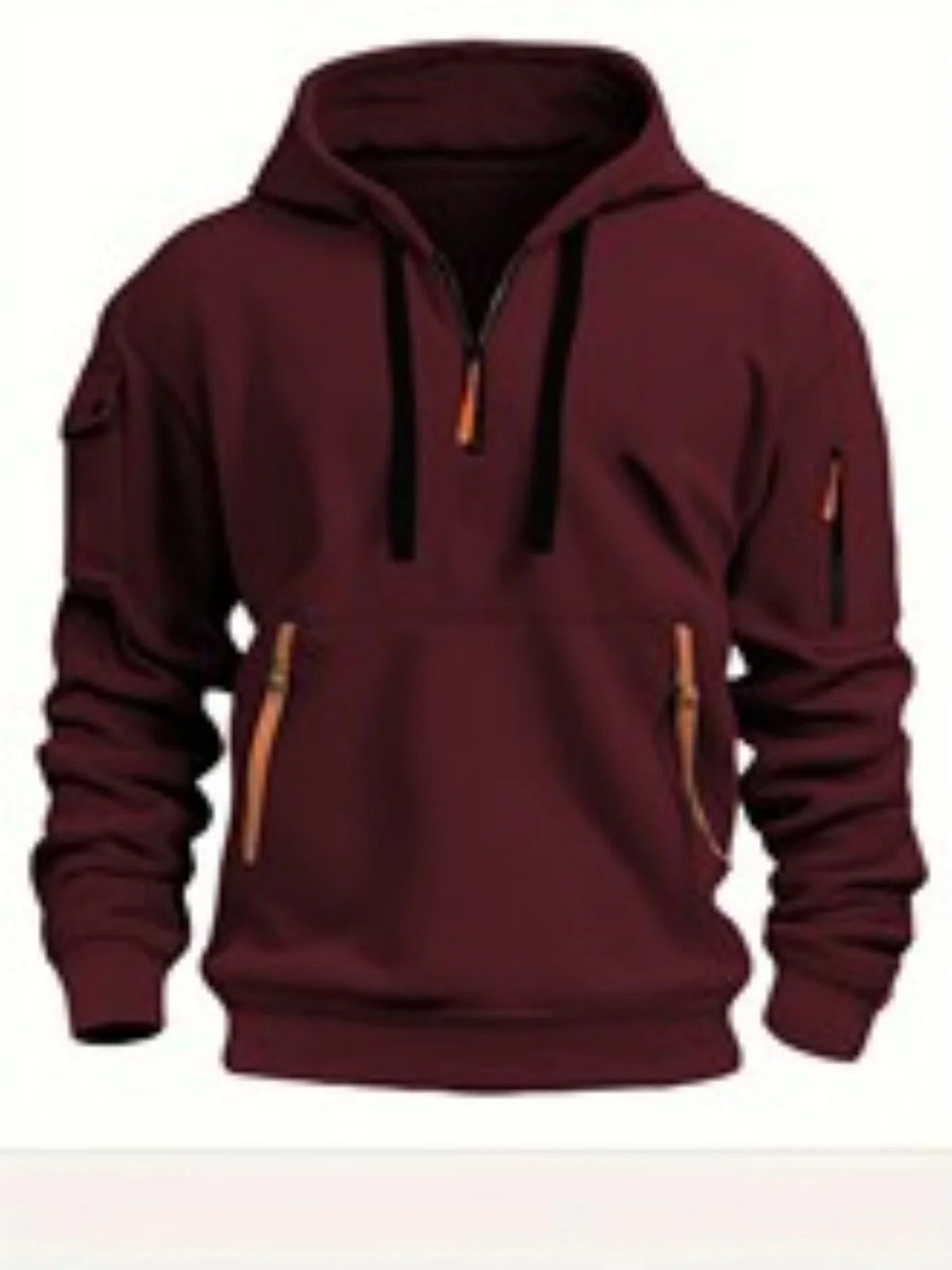 Urban Edge Zipper Pocket Hoodie