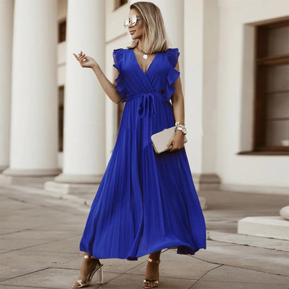 Graceflow Ruffled Chiffon Maxi