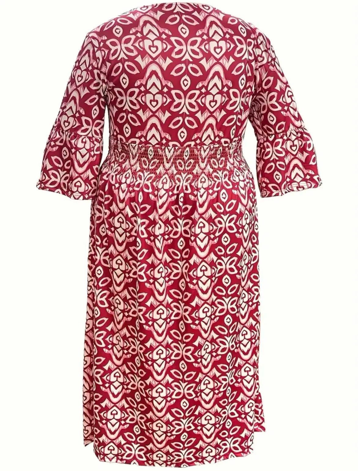 Effortless Boho Chic Floral Wrap Dress