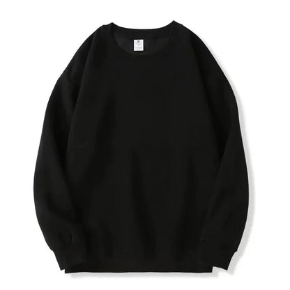 Casual Loose Fit Round Neck Sweatshirt