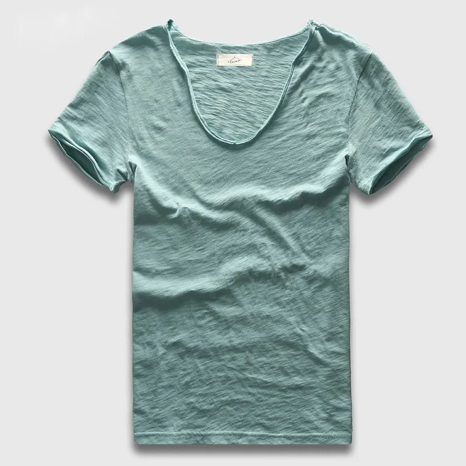 Swag V-Neck Hip Hop Tee for Men