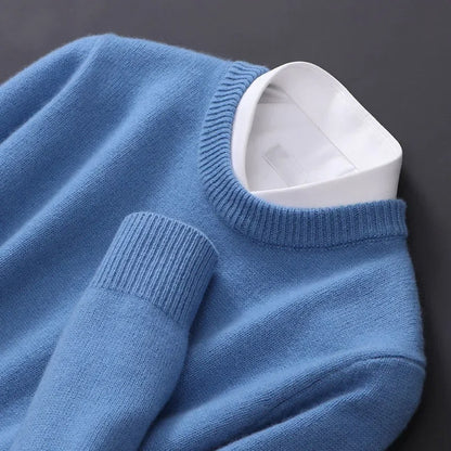 Men's Warm Cashmere Knit Sweater