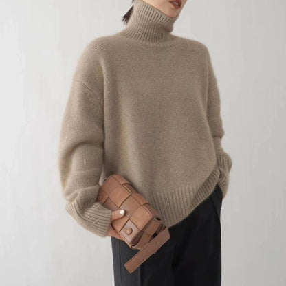 Women's Minimalist Knitted Bottoming Sweater