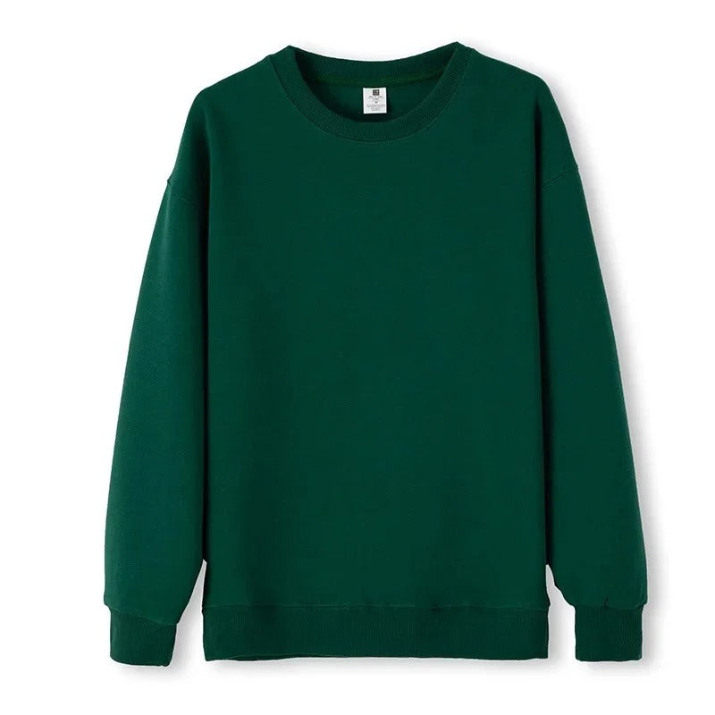 Casual Loose Fit Round Neck Sweatshirt