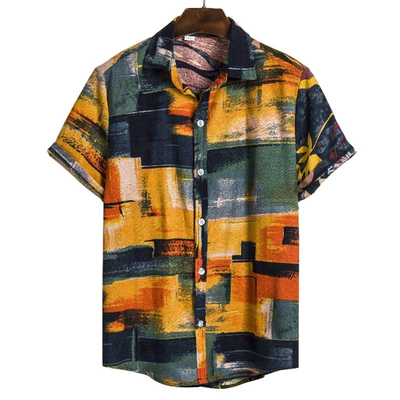 Boho Geometric Beach Shirt