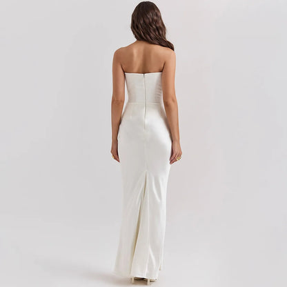 Glam Backless Evening Dress