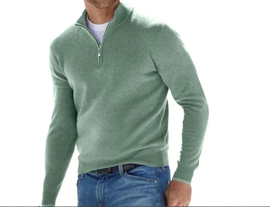 ZipVibe Men's Polo Sweater