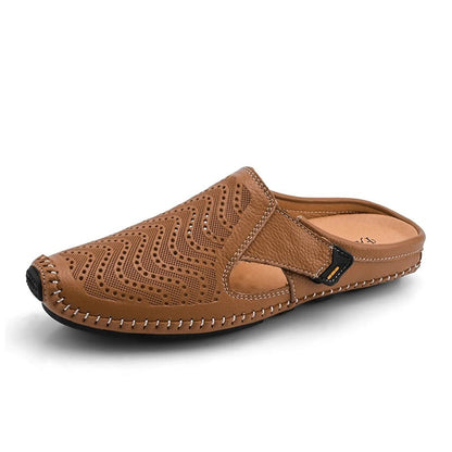 UrbanDrive Leather Mules
