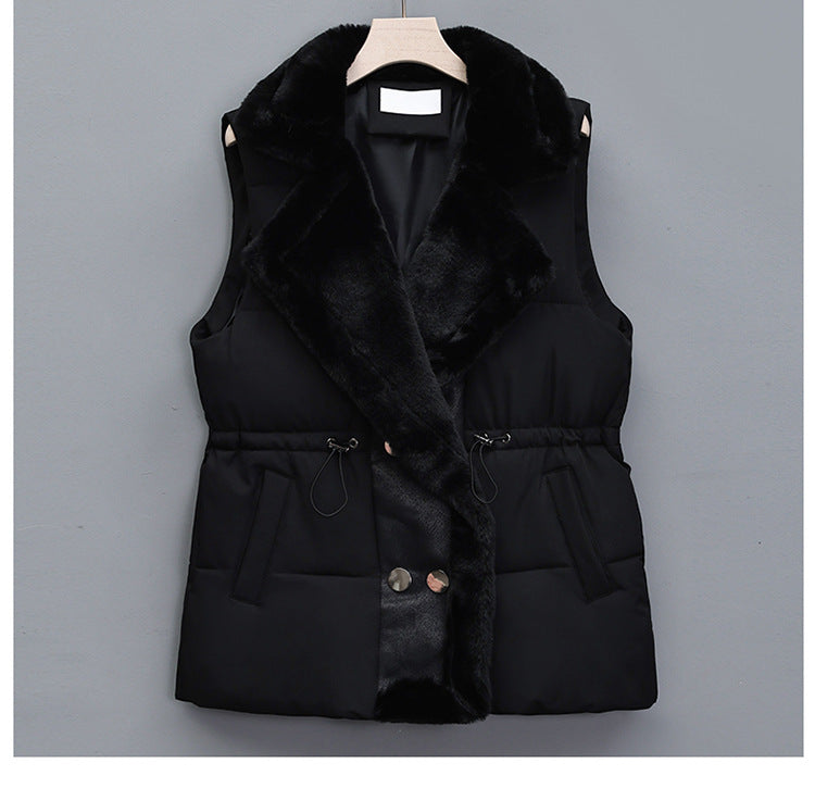 Men’s Solid Color Thick Thermal Vest