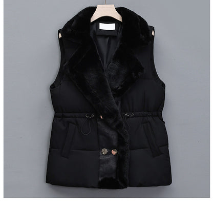Men’s Solid Color Thick Thermal Vest