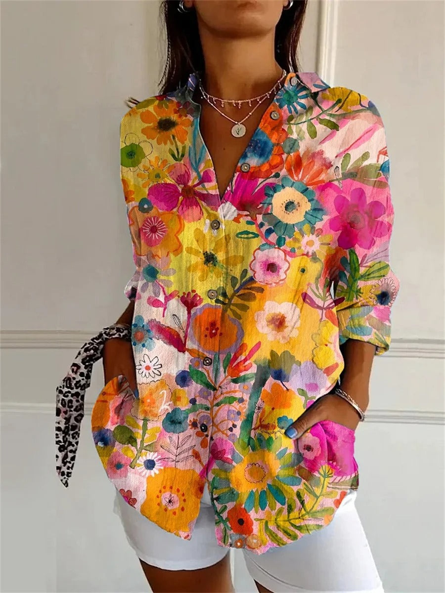 Women's Printed Art Shirt