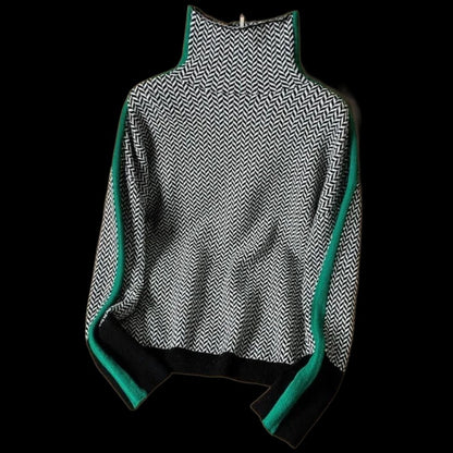 Elegant Slim Fit Turtleneck Sweater