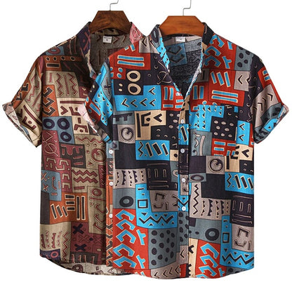 Boho Geometric Beach Shirt