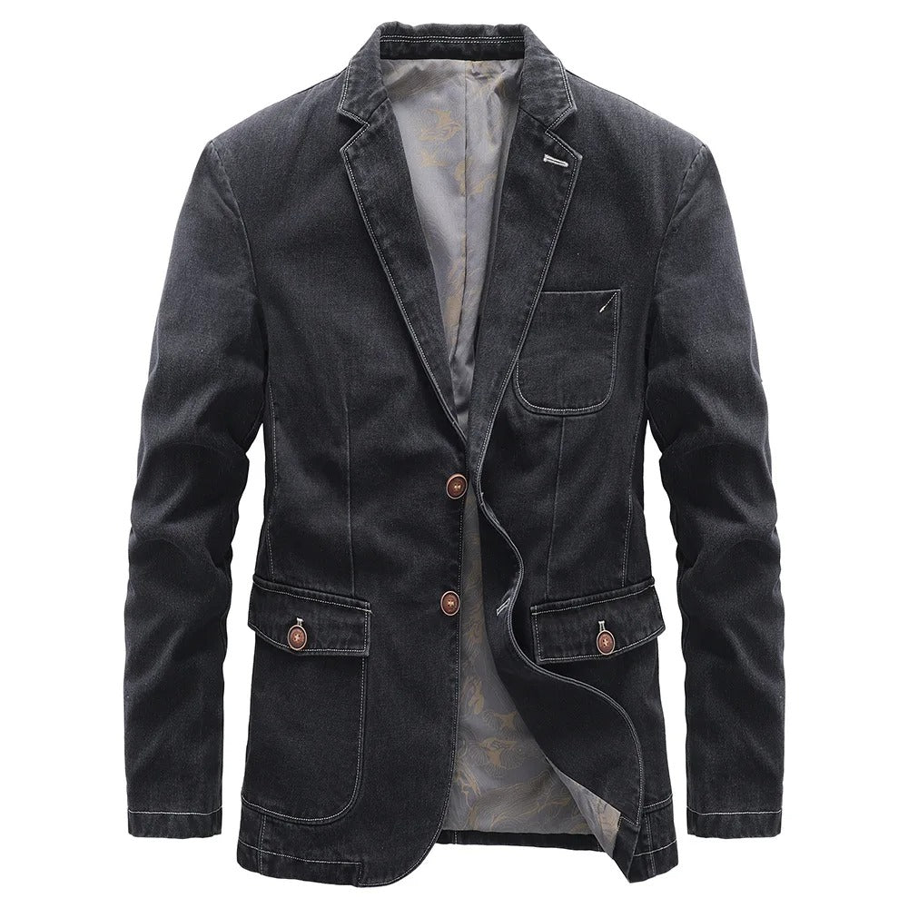 Denim Edge Slim Fit Blazer