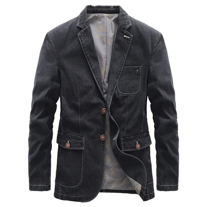 Denim Edge Slim Fit Blazer