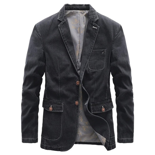 Denim Edge Slim Fit Blazer