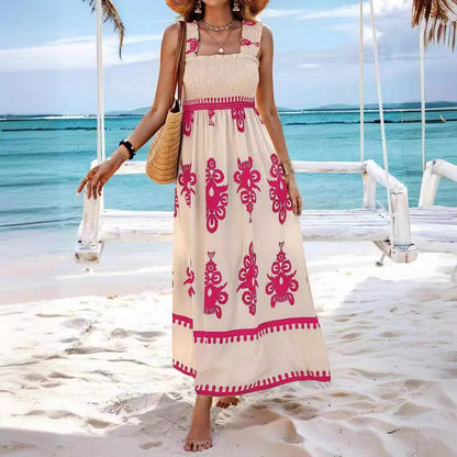 Sunlit Breeze Backless Dress