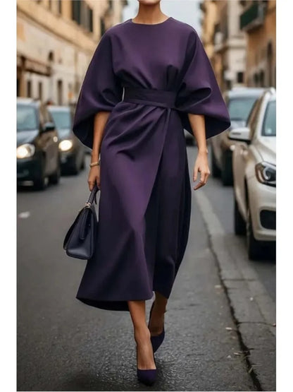 Spring Grace Batwing Maxi Dress