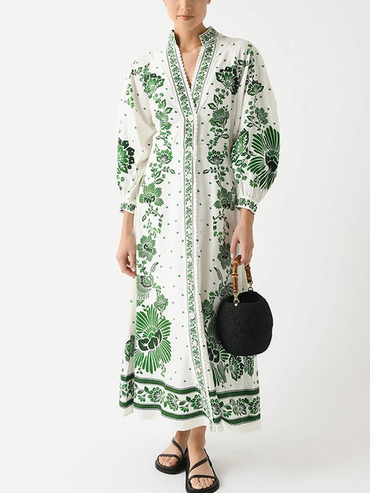 Nature Muse Maxi Dress
