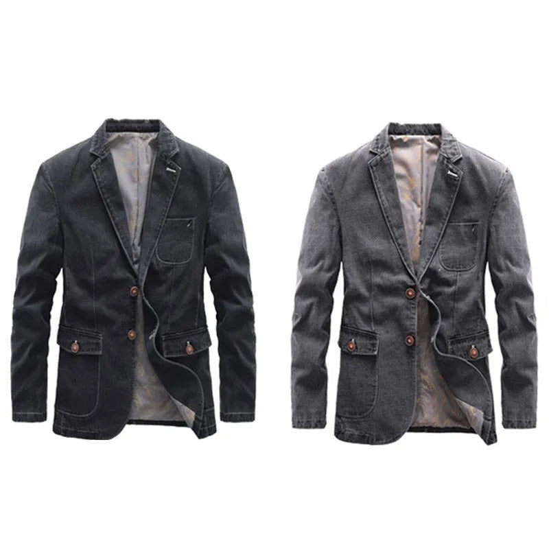 Denim Edge Slim Fit Blazer
